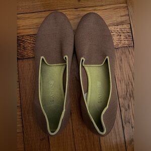 Tan Wool Rothy's Loafers